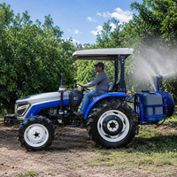 Tracteur agricole à grande hauteur de solèvement 75 CV 90 CV 4x4 pour la pulvérisation de cultures hautes
