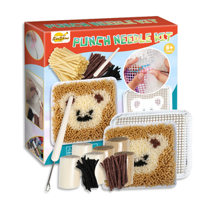 Wholesale Custom Diy Yarn Craft Home Decor Kids Needlework <strong>Latch</strong> <strong>Hook</strong> Rug <strong>Kits</strong> for Starter - Product Image 1