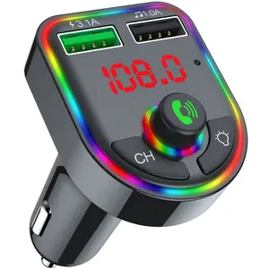 Hands Free Wireless bluetooth Car Kit Handsfree Usb Car Charger Mp3 Player Fm Modulator FM Transmitter bluetooth car MP3