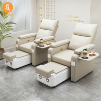 Chaises de pédicure de luxe Offre Spéciale pas de plomberie chaise de spa pédicure avec Drainage automatique et dossier inclinable à la chaleur meubles de salon