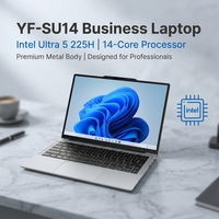 Computadora Portátil de 14.1 Pulgadas con Procesador Intel Ultra 5 225H (Opcional Ultra 7 255H), 24 GB de RAM LPDDR5, Adecuada para Negocios y Estudiantes