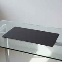 Tapis de bureau en verre trempé de 3 mm, grand format, impression sur verre