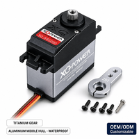 Servomoteur RC 20 kg à engrenages en titane, sans noyau, étanche, numérique, à couple élevé, pour robot, XQ-POWER XQ-S4020D, direct usine, 6,0 V