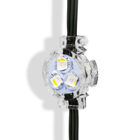 Módulo de luz de píxeles Led, luz de punto flexible de píxeles para exteriores, 50 Uds., cadena de celdas, canal de aluminio para punto de píxeles Led