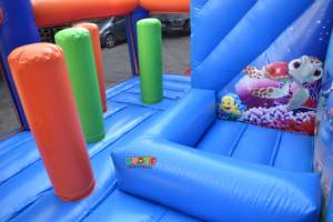 Cá Mập Tấn Công Trượt Lâu Đài Bouncy Lớn Cá Mập Lớn - Product Image 5