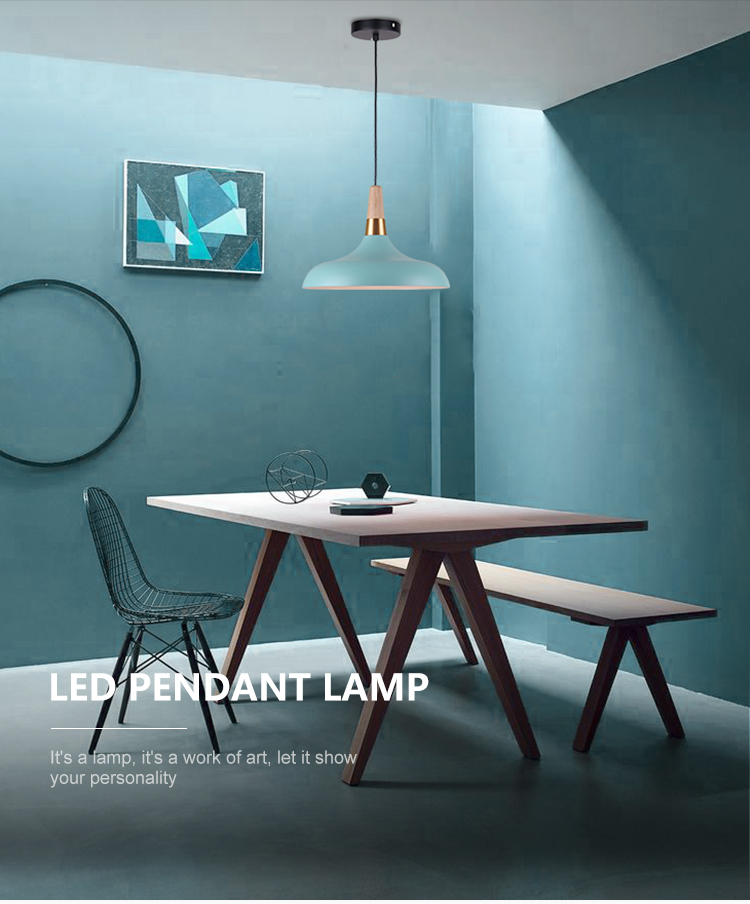 Modern Style Indoor Study Room Dining Room Decoration E27 Glass Pendant Lamp