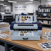 Nuevo Plotter de Corte de Etiquetas Servo Boway A3 con Control Táctil, Alta Precisión, Alimentación Automática, Ancho Máximo de Material de 370 mm, Velocidad de 1600 mm/s