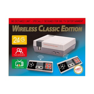 オールドスクール8ビットレトロTVゲームコンソール630ミニワイヤレス2.4GHzコントローラUS/EUプラグAV出力レトロクラシックコンソール - Product Image 3