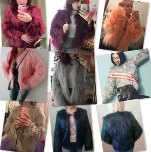 Cappotto <span class=keywords><strong>in</strong></span> Finta Pelliccia Rosa per <span class=keywords><strong>Donna</strong></span>, Giacca Soffice e Pelosa, Stile Coquette, Caldo Abbigliamento Esterno <span class=keywords><strong>in</strong></span> Peluche, Vendita all'Ingrosso Personalizzata OEM, Moda Invernale - Product Image 4