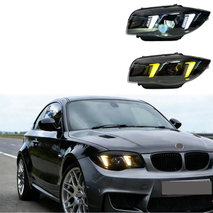 Faros Delanteros LED VG Auto Snake Eyes para <span class=keywords><strong>BMW</strong></span> Serie 1 E82 <span class=keywords><strong>E87</strong></span> 118i, Amarillo Blanco, DRL, 04-11, 120i, <span class=keywords><strong>125i</strong></span>, 128i, 130i - Product Image 1