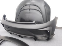 Runde Offres Spéciales pour Volkswagen Scirocco mise à niveau Aspec Style pare-chocs avant roue sourcils Spoiler capot résine matériel Kit de carrosserie