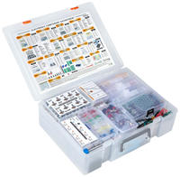 Kit de composants électroniques 5228 pièces condensateurs + transistors + diodes + circuits intégrés + inducteurs + régulateurs + pots de garniture + LED + PCB + kit de photorésistances