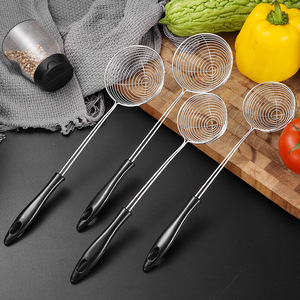 Passoire en fil d'acier inoxydable Liangchufeng 6,5 cm 8 cm pour fondue, raviolis, boulettes de viande, ustensiles de cuisine - Product Image 1