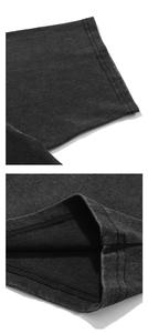 Camiseta Oem de algodón pesado para mujer Camisetas de mujer lavadas en blanco con estampado personalizado de alta calidad - Product Image 3