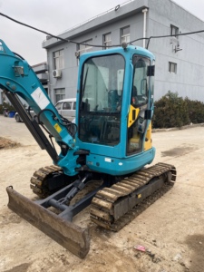 รถขุดคูโบต้า kx135 ปี 2023 ชั่วโมงการทำงานต่ำ ใช้แล้ว เครื่องยนต์ 3.5 ตัน ความจุบุ้งกี๋ 0.175 ลูกบาศก์เมตร สำหรับงานก่อสร้าง ขุดดิน เคลื่อนย้ายดิน - Product Image 5