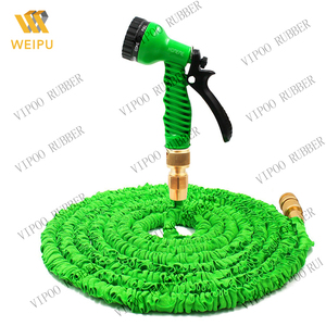 New style expandable strongest double latex black garden hose car wash equipment 25ft 50ft 75ft 100ft