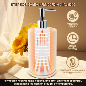 2026 Professional Handheld Electric Temperature Adjustable Plastic Safe Massage Oil &amp; <strong>Lotion</strong> <strong>Warmer</strong> - Product Image 3
