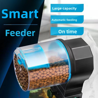 Distributeur de nourriture intelligent grande capacité pour poissons, avec minuterie automatique, auto-nettoyant et facile à utiliser, en plastique de luxe pour aquariums plantés