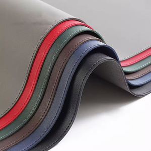 Wholesale Custom Logo Anti slip Pu Leather Laptop Mouse Mat Promo Business Gift Office <b>Desktop</b> Computer Protector Desk Mat Pad - Product Image 3