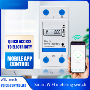 Medidor de potencia de Wifi inteligente Tuya, medidor digital monofásico KWH, medidor de vatios, medidor de energía eléctrica <span class=keywords><strong>prepago</strong></span> Wifi inteligente - Product Image 3