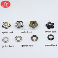 Laiton argent couleur ronde 19*11.5*6mm grande taille œillets oeillets laiton oeillet boucle anneau oeillets pour sacs à main