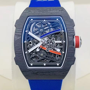 Montre pour homme en fibre de carbone de haute qualité 67-02, ultra-fine, automatique, mécanique, montres de luxe pour affaires, design étanche - Product Image 1