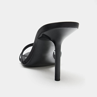 Sandales d'été à talons hauts et bout ouvert, mules élégantes et sexy, sandales tendance pour femmes en plein air