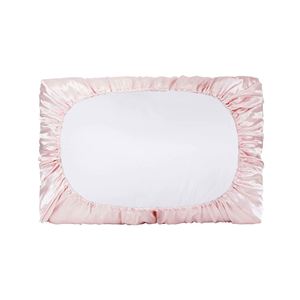 Housse anti-poussière en satin pour oreiller, taie d'oreiller personnalisable avec logo, 100% polyester, pour cheveux et peau, cadeau promotionnel de voyage - Product Image 3