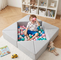 Canapé pliable pour enfants, siège en éponge douce, chaise convertible pour salle de jeux, chambre moderne, salon