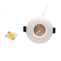 Downlight LED orientable à 360 degrés, éclairage IC, angle de faisceau de 40 degrés, spot 83mm, 8W, 3CCT, encastré COB, moderne, pour salon, IP44