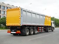 Semi-remorque compacteuse de déchets polyvalente de haute qualité à 3 essieux pour les acheteurs mondiaux, prix usine