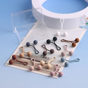 Clip de fixation en plastique mat pour foulard, écharpe, coin de T-shirt, taille de pantalon raccourcie, poignets resserrés, vente en gros - Product Image 5