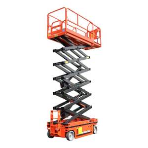 Elevador de Tijera Eléctrico Hidráulico de Alta Calidad y Durabilidad, Altura de Elevación de 6-8 m, para Logística, Almacenamiento y Operaciones de Acero - Product Image 1