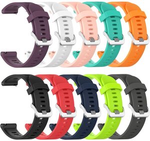 Pulsera de repuesto de silicona para <span class=keywords><strong>Garmin</strong></span> Venu Sq <span class=keywords><strong>Forerunner</strong></span> <span class=keywords><strong>245</strong></span> Samsung Active Watch Huawei GT Correa 20mm Sports Band - Product Image 1