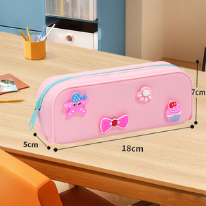 Estuche para Lápices de Silicona Kawaii, Impermeable, Suave y Bonito, para Niñas, Regreso a Clases, Venta al por Mayor en AMZ - Product Image 6