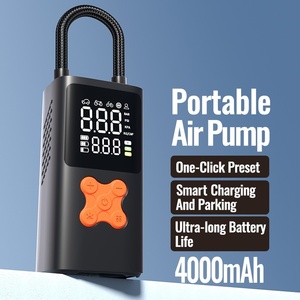 Không Dây Lốp Inflator Bơm Xe Máy Nén Màn Hình Kép Hiển Thị 150PSI Không Dây Bơm Di Động Cho Xe - Product Image 2