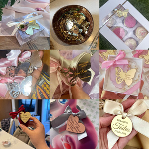 Recuerdos <span class=keywords><strong>de</strong></span> <span class=keywords><strong>Bautizo</strong></span> Personalizados Retro Impermeables con Mariposas, Tarjeta <span class=keywords><strong>de</strong></span> Acrílico con Espejo, Regalos <span class=keywords><strong>de</strong></span> Agradecimiento para <span class=keywords><strong>Bautizo</strong></span> - Product Image 5