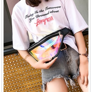 Boshiho Clear Crossbody <b>Purse</b> Stadium Approved PU Leather Clear Concert Bag PVC Lady Single Bag Pvc Transparent Bag - Product Image 5