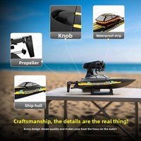 Venta al por Mayor de Barcos de Carreras a Control Remoto Profesionales, Barco Eléctrico a Control Remoto a Prueba de Agua de Alta Velocidad para Niños