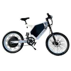 Bicicleta eléctrica de 5000W, cuadro de bicicleta de montaña de acero, con cuerpo de cuadro de bicicleta dirt bike, precio bajo