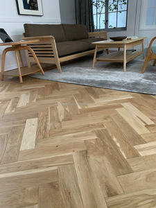 Haute qualité <span class=keywords><strong>grand</strong></span> prix ABC Grade Surface lisse Click Lock Plancher en bois dur de chêne huilé naturel à chevrons - Product Image 5