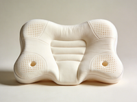 Oreiller cervical ergonomique personnalisé par le fabricant pour oreiller orthopédique en mousse à mémoire de forme corrigeant le sommeil, vente en gros