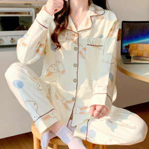All'ingrosso di alta qualità primavera e autunno cotone post-partum <span class=keywords><strong>pigiama</strong></span> di maternità comodo abbigliamento per la casa di cura manica lunga - Product Image 6