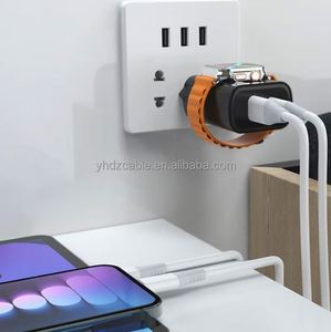 Cargador de Teléfono Móvil 2 en 1 con Carga Rápida PD de 30W, Carga Inalámbrica para Reloj con Puerto Tipo-C - Product Image 6