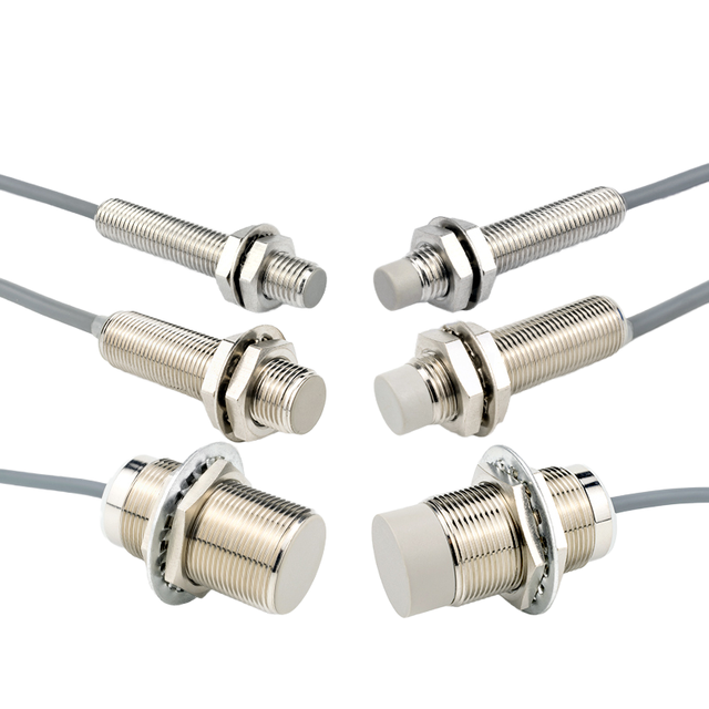 Manufacture oem AC 2 Wires M12 M18 M30 Distance Measurement Sensor inductivo pnp nc induct Inductive Proximity Switch Sensor