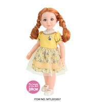 38cm Entzückende Amerikanische Mädchen-Babypuppe Spielzeug 15 Zoll Echte Reborn Gummipuppe Silikon Ganzkörper für Kinder