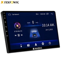 Flysonic TUV/ISO9001/IATF16949 Certificat 10.1 pouces 2.5D IPS Full Touch Multimedia MP5 Player Divers autoradio RGB de marque