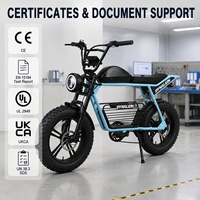 Vélo électrique à pneus larges CE EN15194, style cyclomoteur rétro, version 250W pour les importateurs, concessionnaires et acheteurs en marque blanche de l'UE