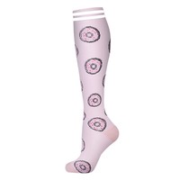 Fitness professionnel respirant Calcetines Animal Fruit dessin animé coloré Nylon longues chaussettes course sport Compression hommes chaussettes