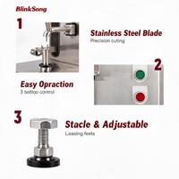 BlinkSong Commerciële Keuken Schilmachine Elektrische Automatische Fruit- en Groenteschiller RVS